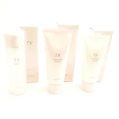 未使用 MENARD メナード TK クレンジングクリーム ウオッシングクリーム ローション クレンジング 洗顔クリーム 化粧水 3点 BK1009Pのサムネイル