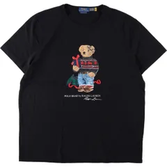 古着 ラルフローレン Ralph Lauren POLO RALPH LAUREN CUSTOM SLIM FIT ポロベア 半袖 プリントTシャツ メンズXL相当/eaa644085
