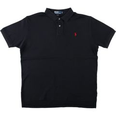 POLO by Ralph Lauren ビッグポニー 黒 ポロシャツ XL - メルカリ