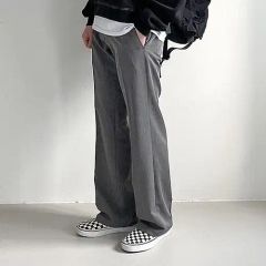 SUKAL最新オーバーラップスリークフレアパンツ M - メルカリ