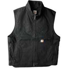 Carhartt ブラック ダックベスト - メルカリ