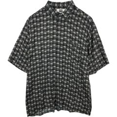 90s vintage】レーヨン100% レーヨンシャツ ギャバジャン 50s - メルカリ