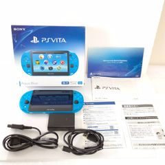 PSVita PCH-2000 アクア・ブルー 本体 32GBメモリーカード付き - メルカリ