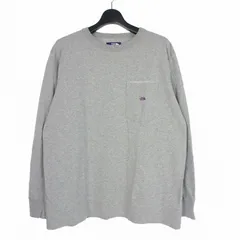 ノースフェイス パープルレーベル THE NORTH FACE PURPLE LABEL 22AW 7oz L/S Pocket Tee 7オンス ロングスリーブ ポケットT ロンT Tシャツ 長袖 M グレー NT3257N