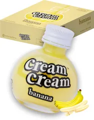 ● [ creamcream 公式] クリーム リキュール 甘いお酒 バナナ20ML×20個セット　4580620771963/004093のサムネイル