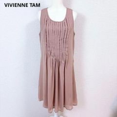美品 VIVIENNE TAM チュール レイヤード インクプリント ドレス 0