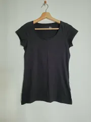 H&M ブラック 半袖 Tシャツ