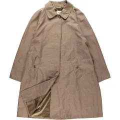 古着 バーバリー Burberry's チェック柄 千鳥格子柄 ステンカラーコート バルマカーンコート レディースL相当/eaa640702のサムネイル