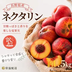 ネクタリン(訳あり品)/約1.5kg/通常便のサムネイル