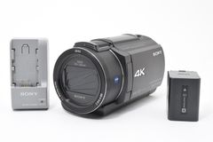 SONY FDR-AX40 4Kビデオカメラ 本体 バッテリー2個付 - メルカリ