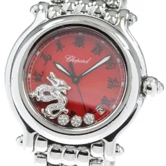 ショパール Chopard 28/8436 ハッピースポーツ 干支 龍 デイト クォーツ メンズ 箱・保証書付き_861896のサムネイル