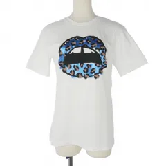 マーカスルプファー MARKUS LUPFER Tシャツ カットソー プリント 半袖 丸首 レオパード コットン S 白 ホワイトのサムネイル