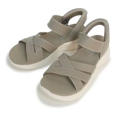 SKECHERSスリップインズ サンダル スケッチャーズ ベージュ VEGAN