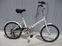Paspied 折りたたみ自転車 ホワイト - メルカリ