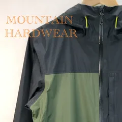 MOUNTAIN HARDWEAR マウンテンハードウエア マウンテンパーカー OM0574 フーディジャケット  ネイビー×カーキ  メンズ ファッション _219023のサムネイル