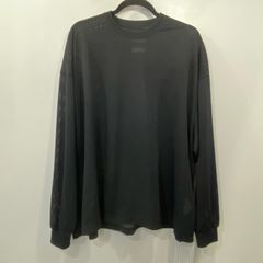 美品 カタリストブラック ラインストーンロゴ ワイドスウェット メンズ