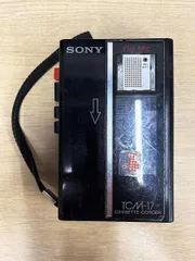 【未使用品】SONY TCM-17 カセットプレイヤー ジャンク品】 SONY ソニー ポータブルカセットプレイヤー TCM-17
