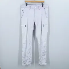 MARK & LONA マークアンドロナ メンズ 春夏 ピンクパータン ストレッチ パンツ シルバーL (HU44504)のサムネイル