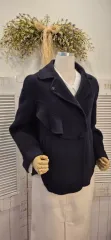 オッズセカンド Free! ネイビー カシミア ウールジャケット