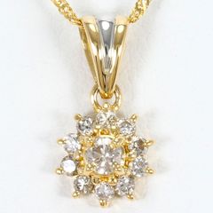 K14 1.00ct ブラウンダイヤ ペンダントトップ ヴィンテージ - メルカリ