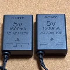 【純正】SONY PSP-380 ACアダプター 2個セット【動作未確認】