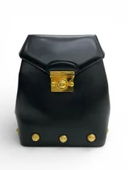 Salvatore ferragamo/サルヴァトーレ フェラガモ/レザー/ゴールド金具/リュック/AN215207/ブラック/レディース/FC3333のサムネイル