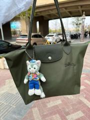 LONGCHAMP 2WAY ミントグリーン ショルダーバッグ S - メルカリ