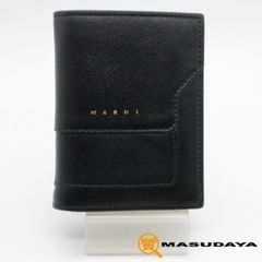 箱無し】美品✨マルニ 二つ折り財布 イタリア製 サフィアーノレザー