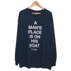 Creek ロングスリーブTシャツ ネイビー - メルカリ