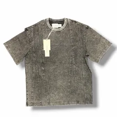 参考上代33000円 未使用 Feng Chen Wang TIE-DYE PANELLED T-SHIRT タイダイパネルTシャツ 半袖カットソー フェンチェンワン FUS19TS04G グレー S （4431M）のサムネイル
