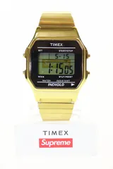 シュプリーム SUPREME × TIMEX 19AW DIGITAL WATCH GOLD TW2U03300 タイメックス デジタル ウォッチ クォーツ 腕時計 ゴールド 金 【ブランド古着ベクトル】【中古】▲■260515のサムネイル