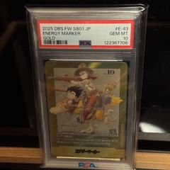 PSA10】エナジーマーカー 金41巻フュージョンワールド漫画ブースター2