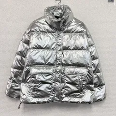GAP　ギャップ　ダウンジャケット　ダウン80%　シルバー　Sサイズ　古着