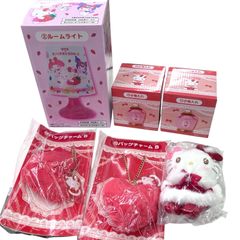 平成レトロ ハローキティ ぬいぐるみ いちご新聞 いちご ドレス 当時物