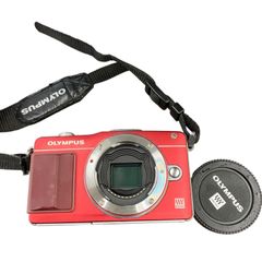 OLYMPUS PEN E-PL2 ボディ レッド S数極小 ＃A455 - メルカリ