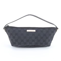 美品✨GUCCI グッチ アクセサリーポーチ GG プレート ハンドバッグ