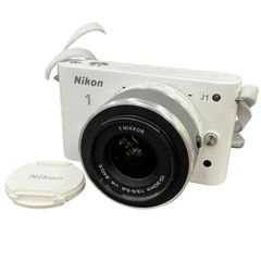 Nikon 1 J1 ホワイト 標準レンズ付き バッテリーあり 動作未確認