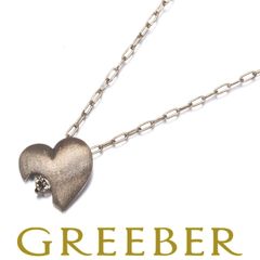 カシケイ ネックレス ブラウン ダイヤ ダイヤモンド 0.02ct ハート 一