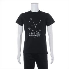 新品 MM6 メゾンマルジェラ ナンバリングロゴ Vネック Tシャツ サイズ 