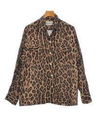 美品80s 90s Nick&Noraレオパード柄パジャマシャツ カートコバーン