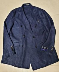 THE GIGI ザジジ シャンブレージャケット M ブルガリア製 麻 デニム