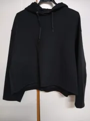クリーニング済み UNIQLO ドライソフトスウェットプルパーカ XL 黒_Y5180