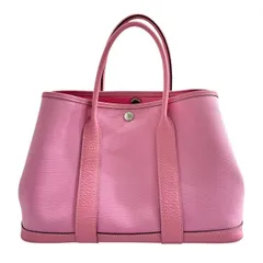 HERMES：エルメス　ガーデンパーティーTPM トワルオフィシエ ピンク SV金具 Y刻印のサムネイル