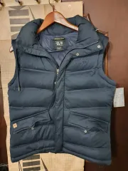 マハ マウンテンハードウェア M ダウン ベスト 登山 キャンピング ダウン 傷 夜間 裂けのサムネイル