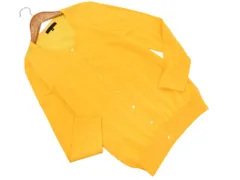 iCB アイシービー シフォン 切替 カーディガン sizeS/黄 ■◇ レディースのサムネイル