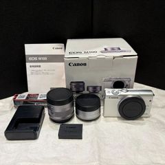 Canon EOS M100 ミラーレスカメラ Wズームキット BK - メルカリ