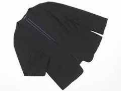 TRANS WORK トランスワーク 大きいサイズ ノーカラー ジャケット size44/黒 ■◇ レディースのサムネイル