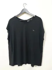 Eddie Bauer エディーバウアー ロゴ刺繍 フレンチスリーブ Tシャツ sizeXL/黒 ■◆レディースのサムネイル