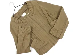 ef-de エフデ ノーカラー ジャケット size7/カーキ ■◇ レディースのサムネイル