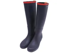 AIGLE エーグル ロング レイン ブーツ size37(23.5cm)/黒 ■■ レディース